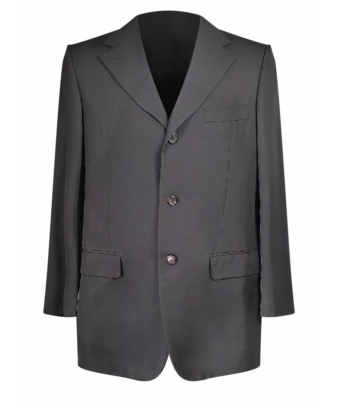 YVES SAINT LAURENT VINTAGE Черный шерстяной пиджак, фото 1