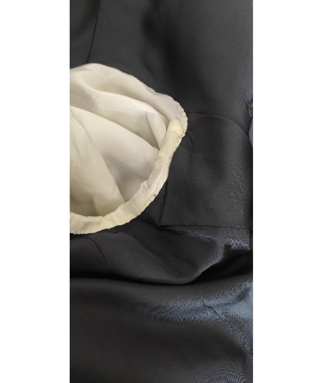 YVES SAINT LAURENT VINTAGE Черный шерстяной пиджак, фото 6
