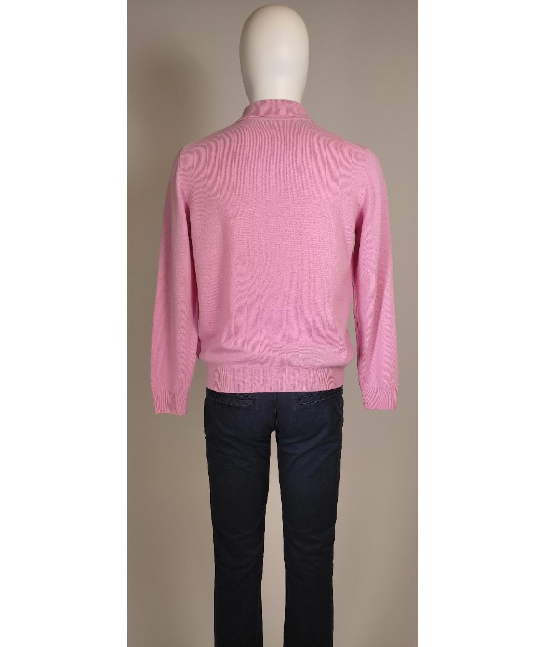 PATRICK HELLMANN Розовый шерстяной джемпер / свитер, фото 4