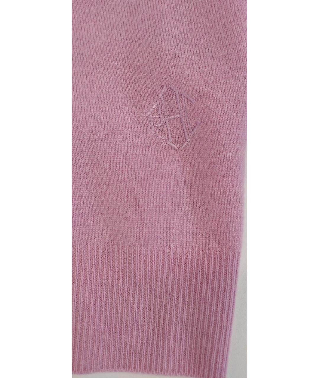 PATRICK HELLMANN Розовый шерстяной джемпер / свитер, фото 8