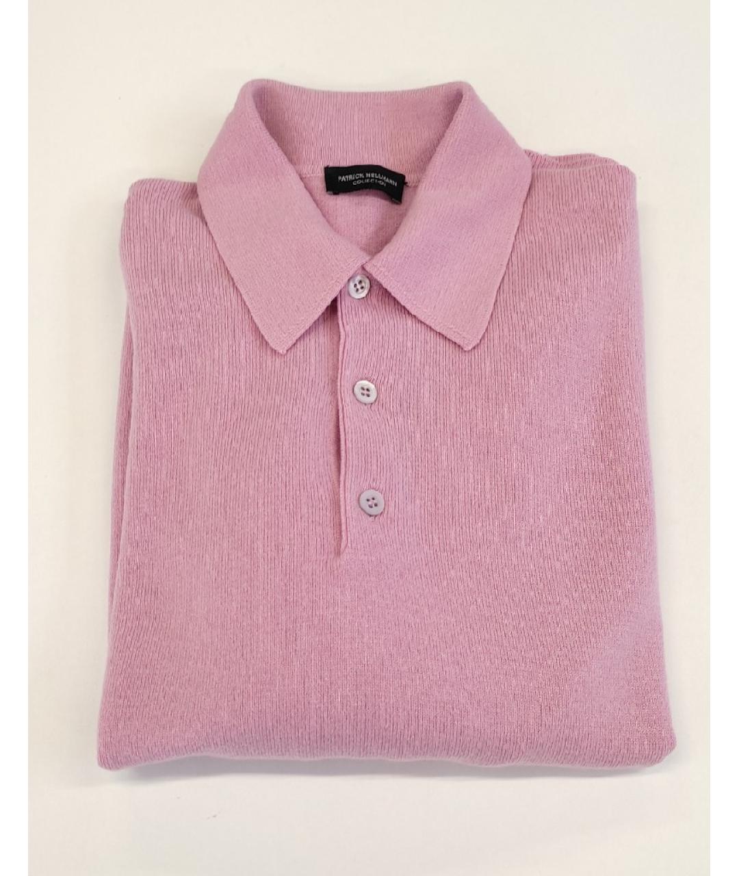 PATRICK HELLMANN Розовый шерстяной джемпер / свитер, фото 2