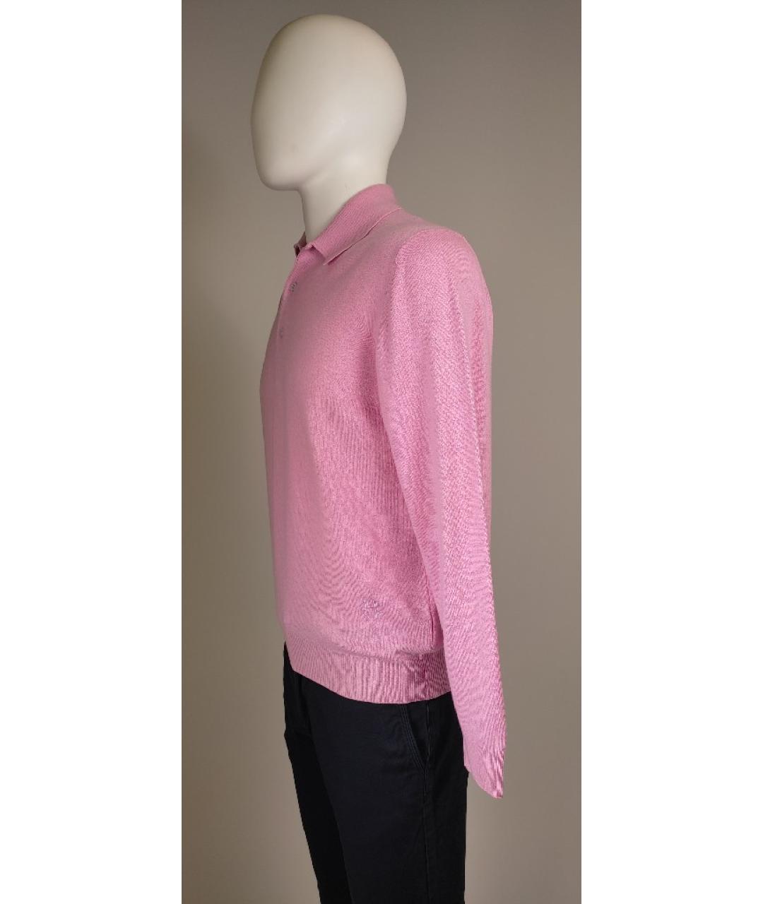 PATRICK HELLMANN Розовый шерстяной джемпер / свитер, фото 3