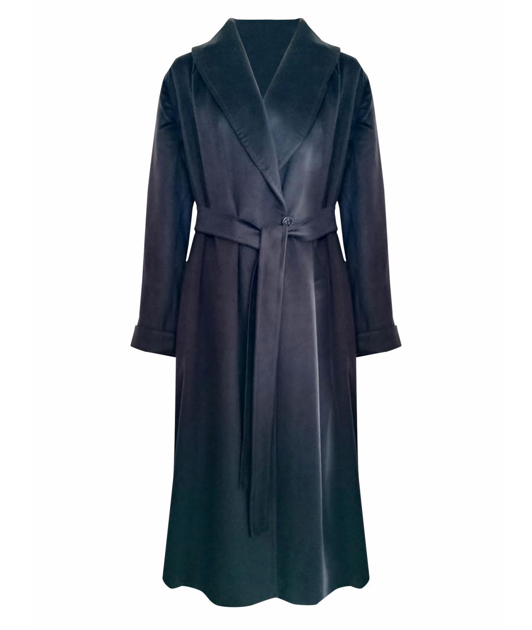 MARINA RINALDI Черное кашемировое пальто, фото 1