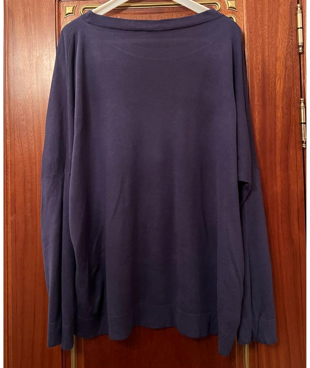 RUBINACCI Фиолетовый вискозный джемпер / свитер, фото 2