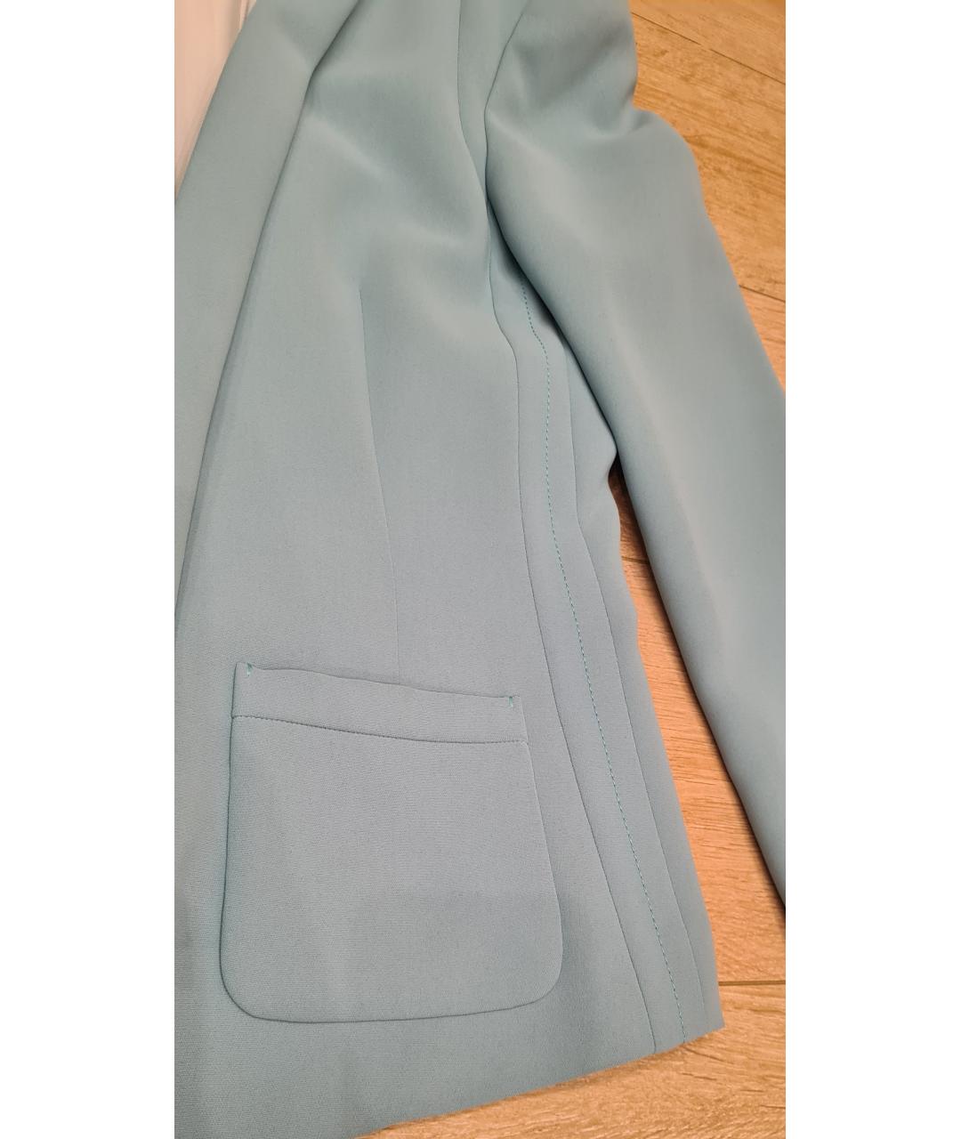 BARBARA BUI Голубой полиэстеровый жакет/пиджак, фото 3