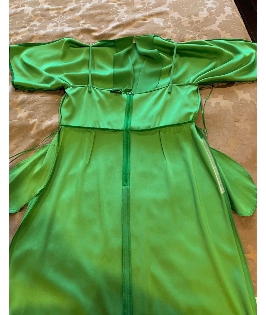 ESCADA Зеленые вечернее платье, фото 5