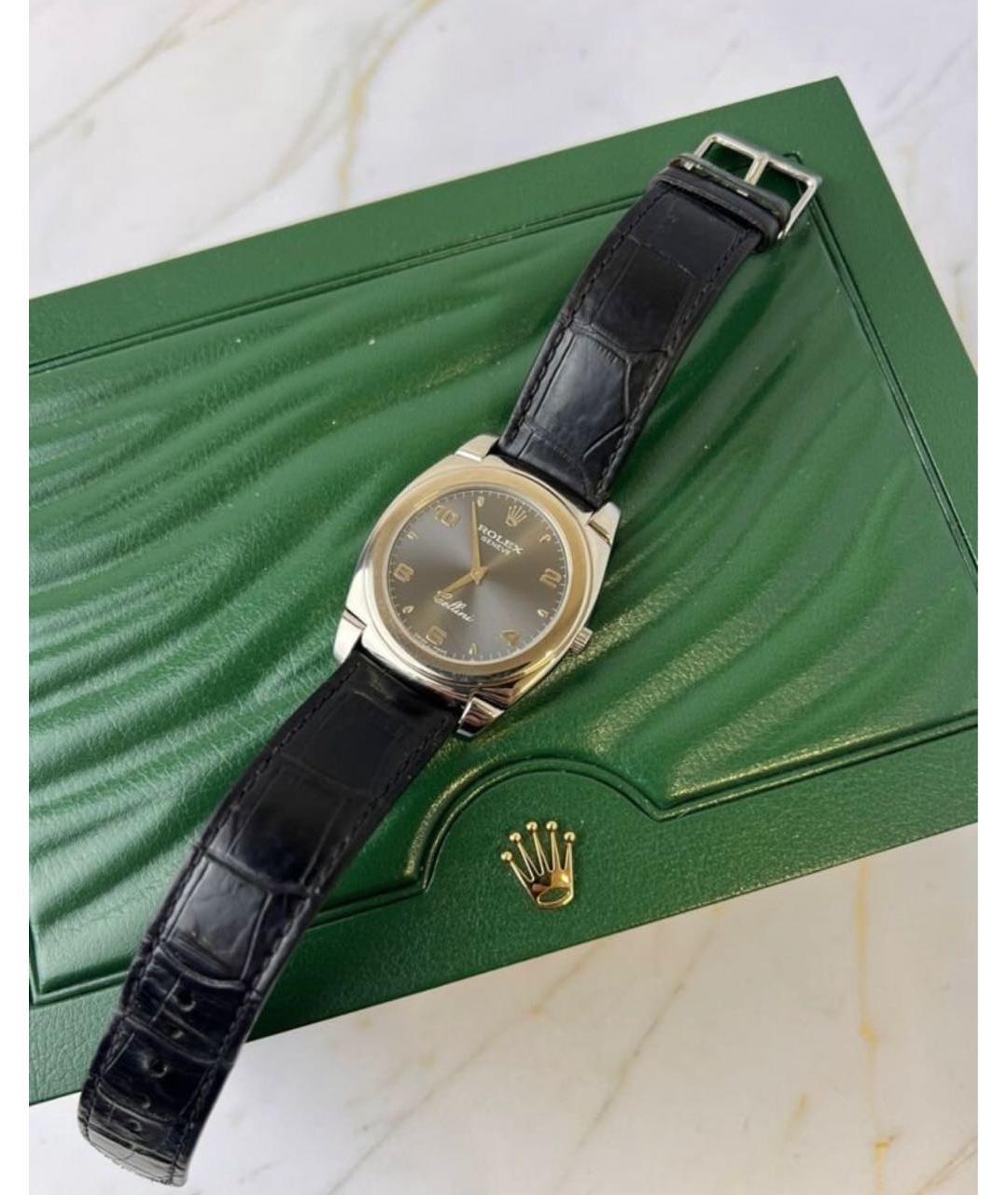 ROLEX Серебряные часы из белого золота, фото 5