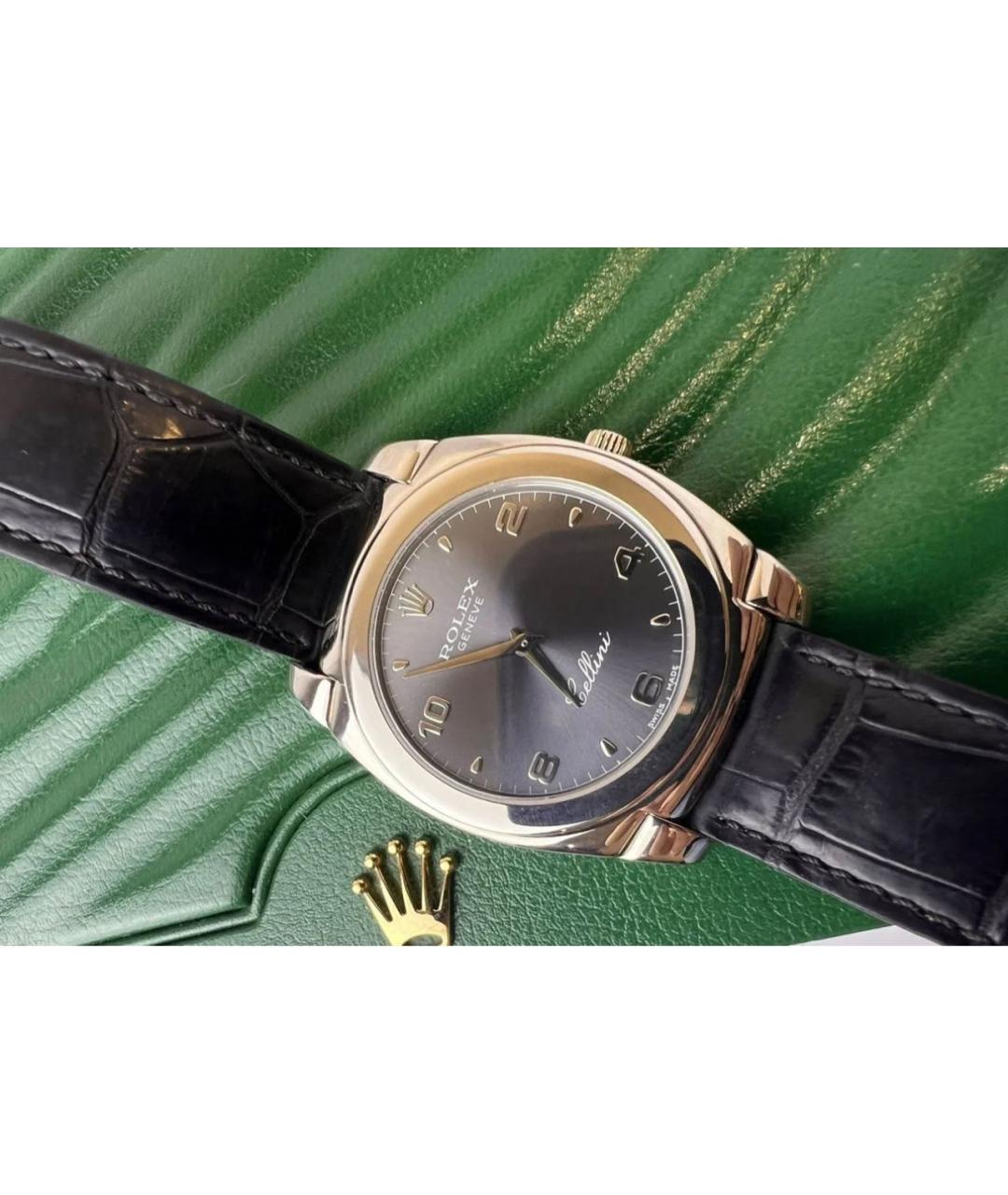 ROLEX Серебряные часы из белого золота, фото 4
