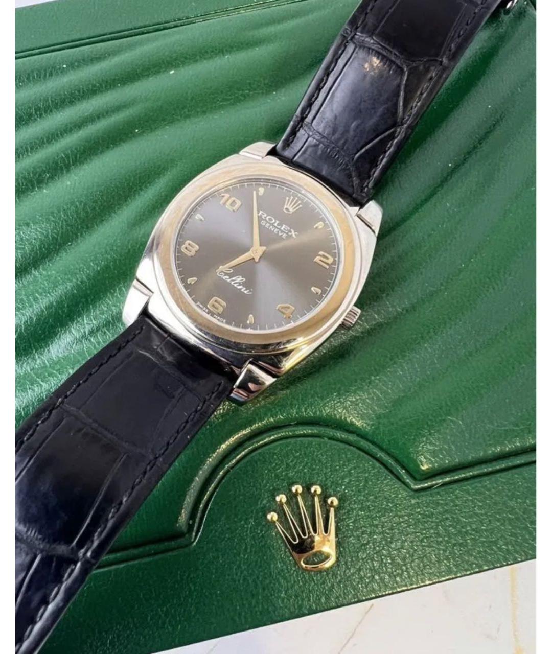 ROLEX Серебряные часы из белого золота, фото 7