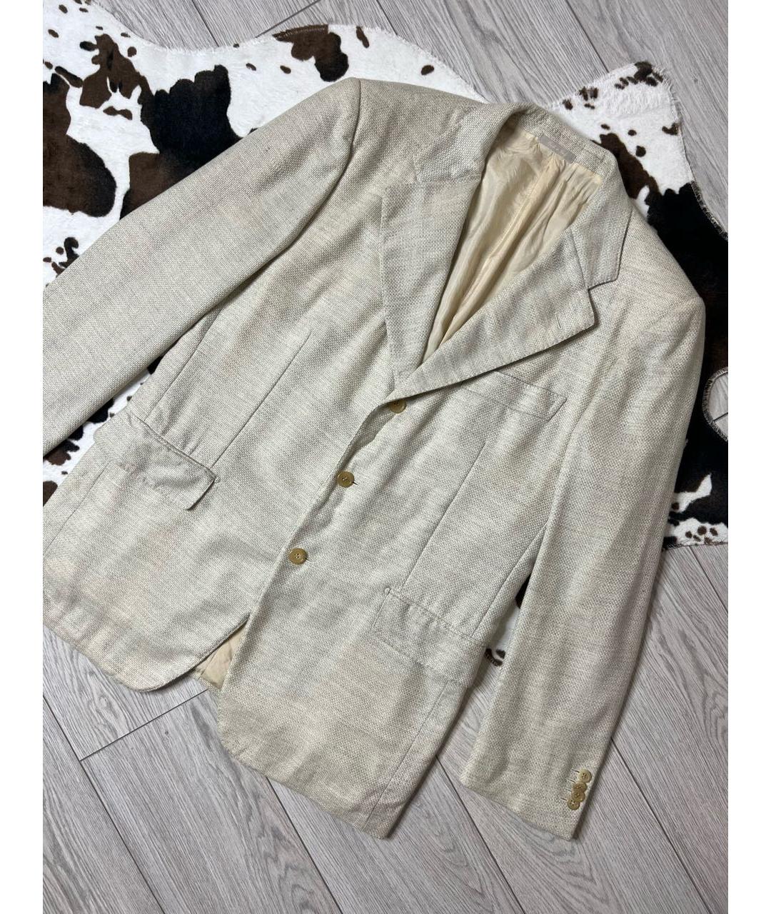 BALDESSARINI Бежевый кашемировый пиджак, фото 2