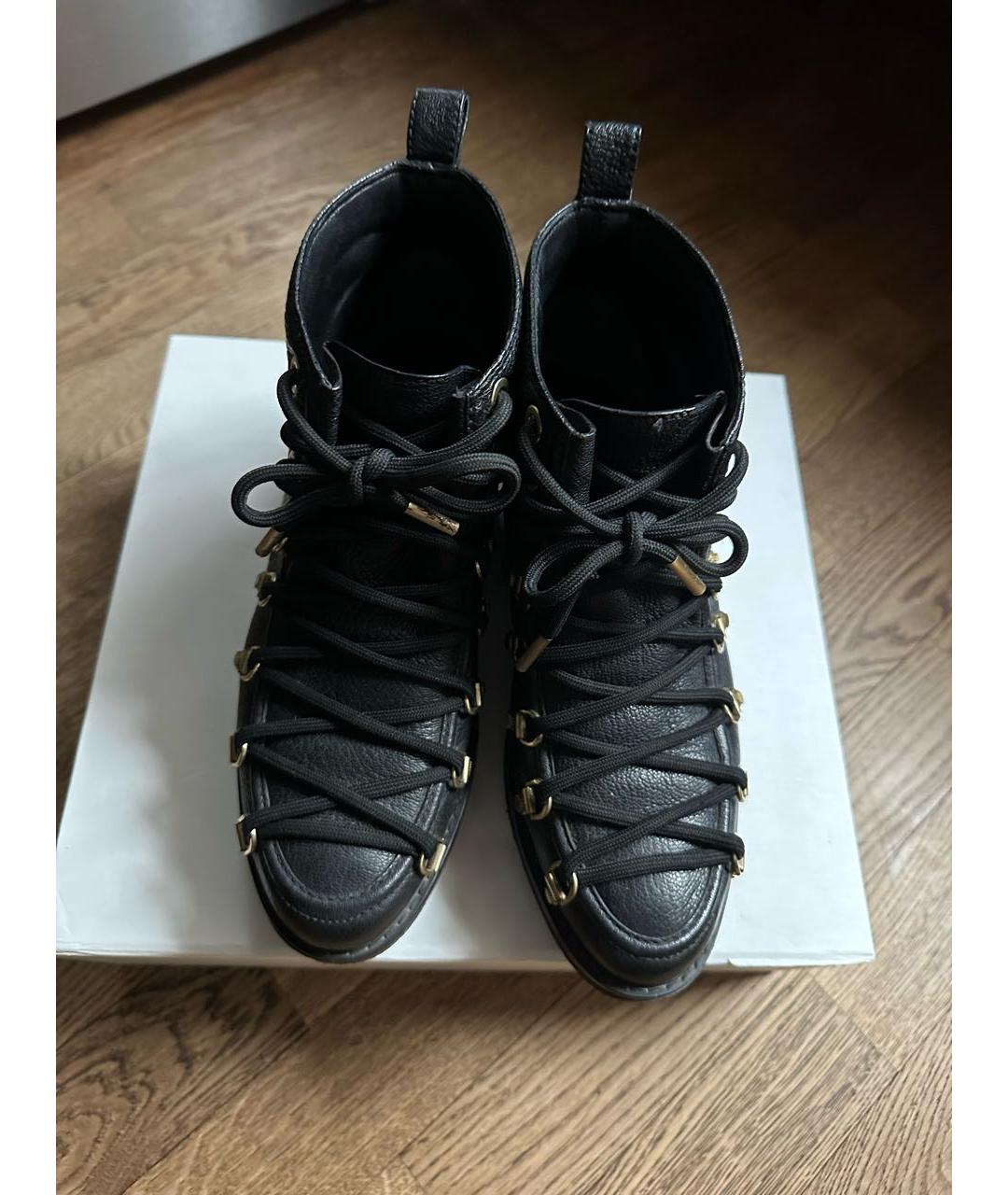 3.1 PHILLIP LIM Черные кожаные ботинки, фото 3