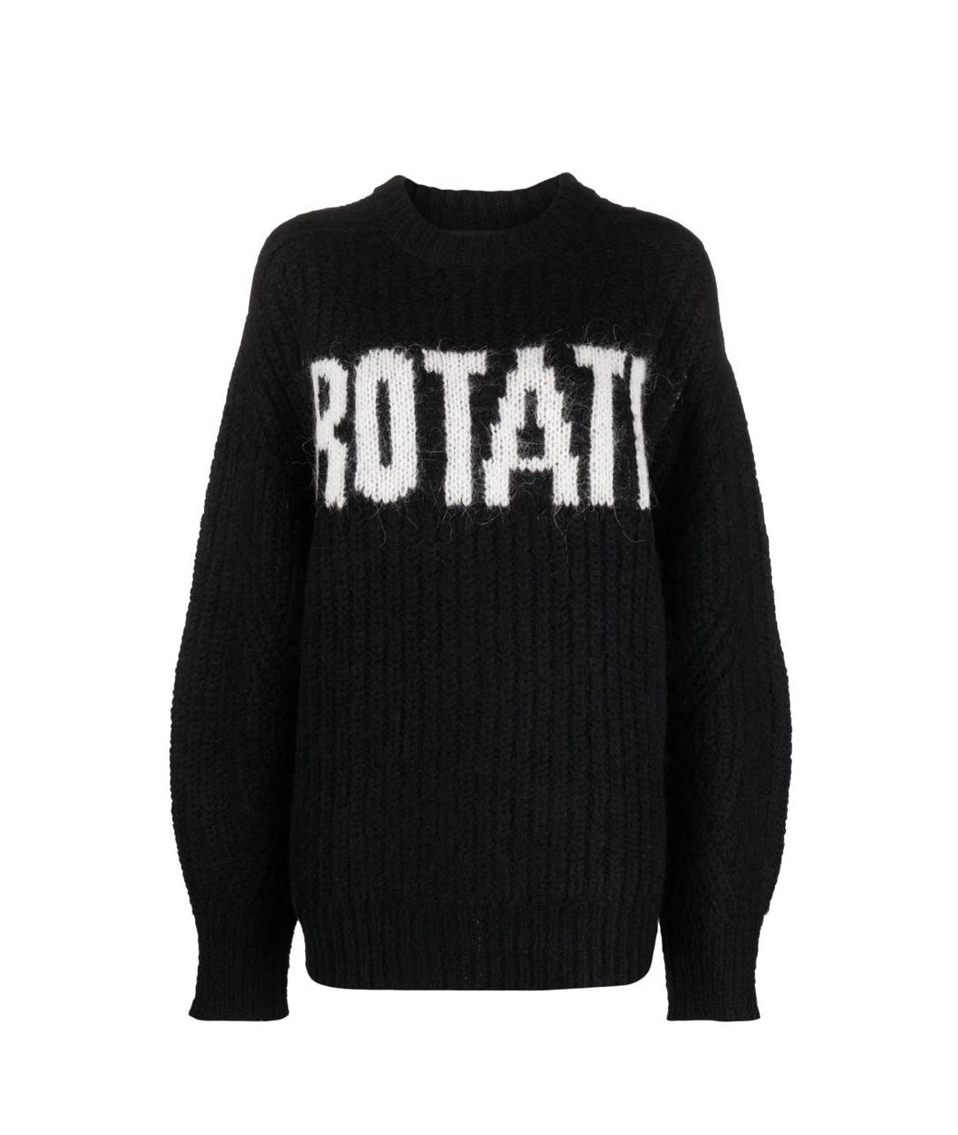 ROTATE Черный шерстяной джемпер / свитер, фото 7
