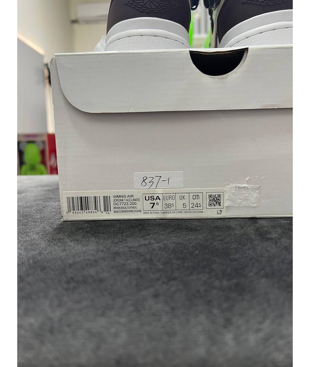 JORDAN Коричневые кроссовки, фото 7