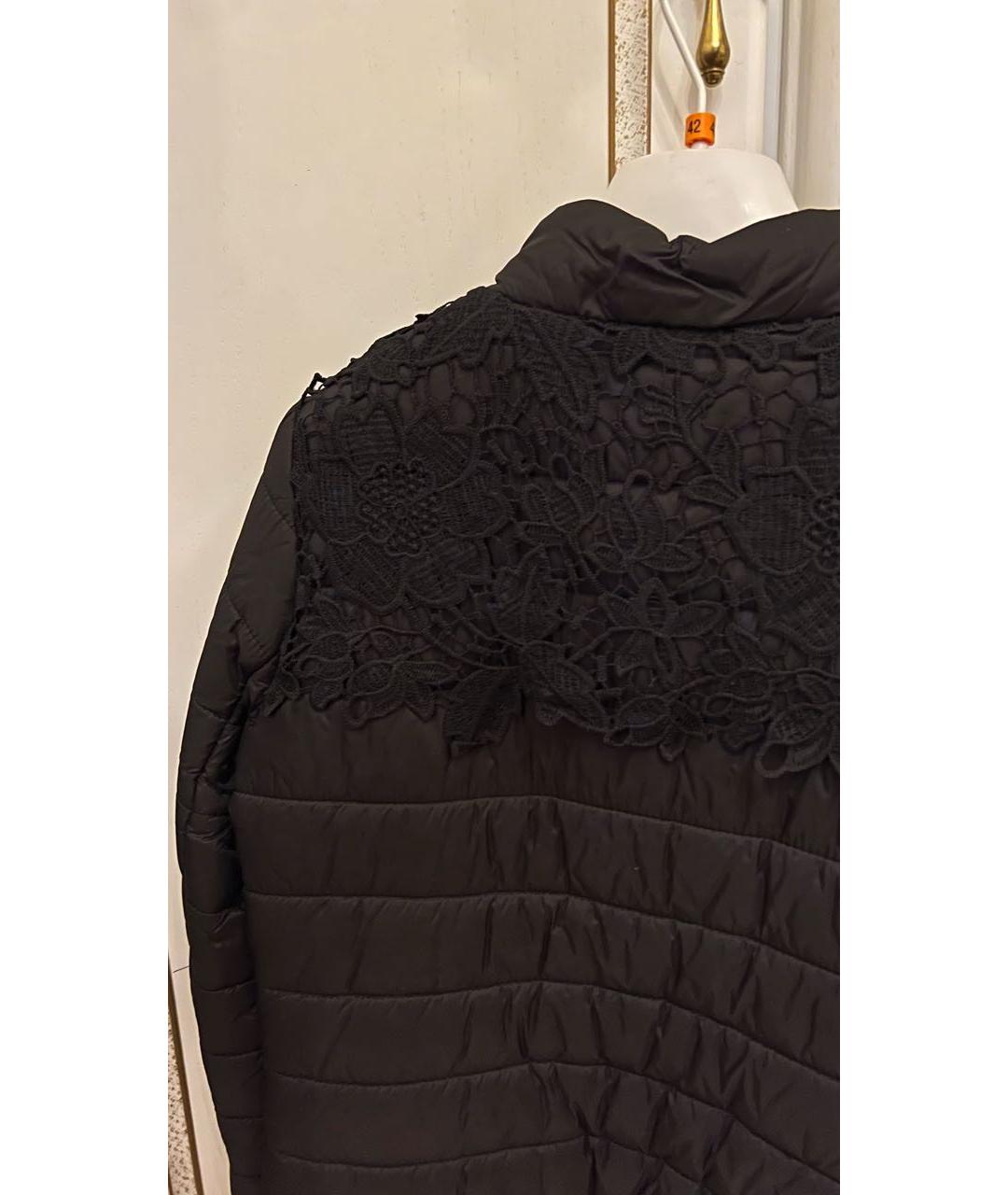 BLUGIRL Черная синтетическая куртка, фото 3