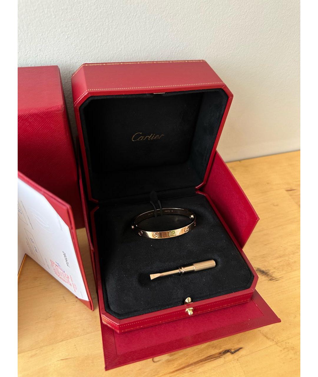 CARTIER Золотой браслет из желтого золота, фото 2