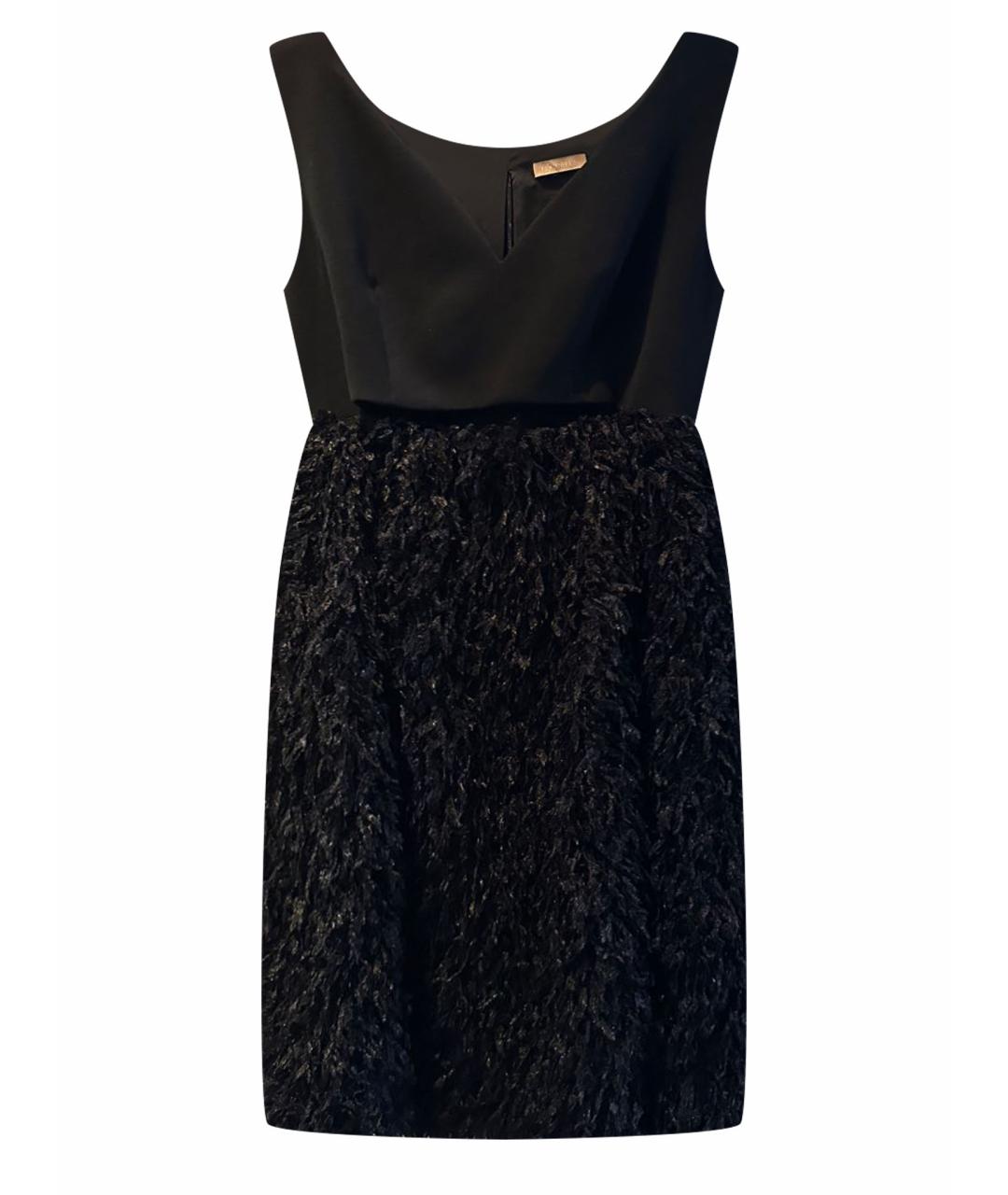 12 STOREEZ Черное вискозное коктейльное платье, фото 1
