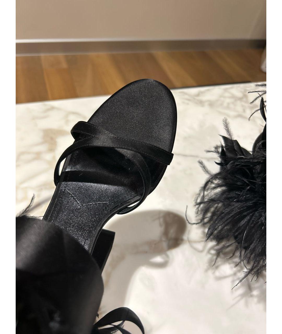 PRADA Черные босоножки, фото 7