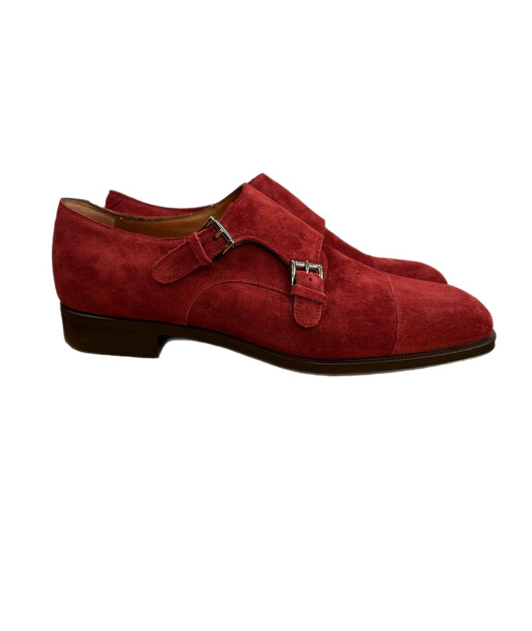 SARTORIA ROSSI Красные замшевые туфли, фото 7