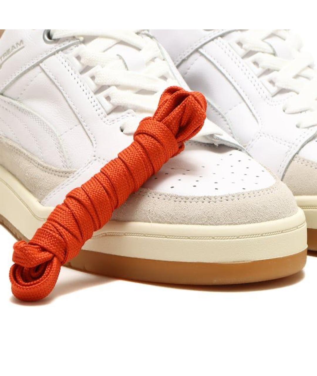 PUMA Белые кожаные кроссовки, фото 6