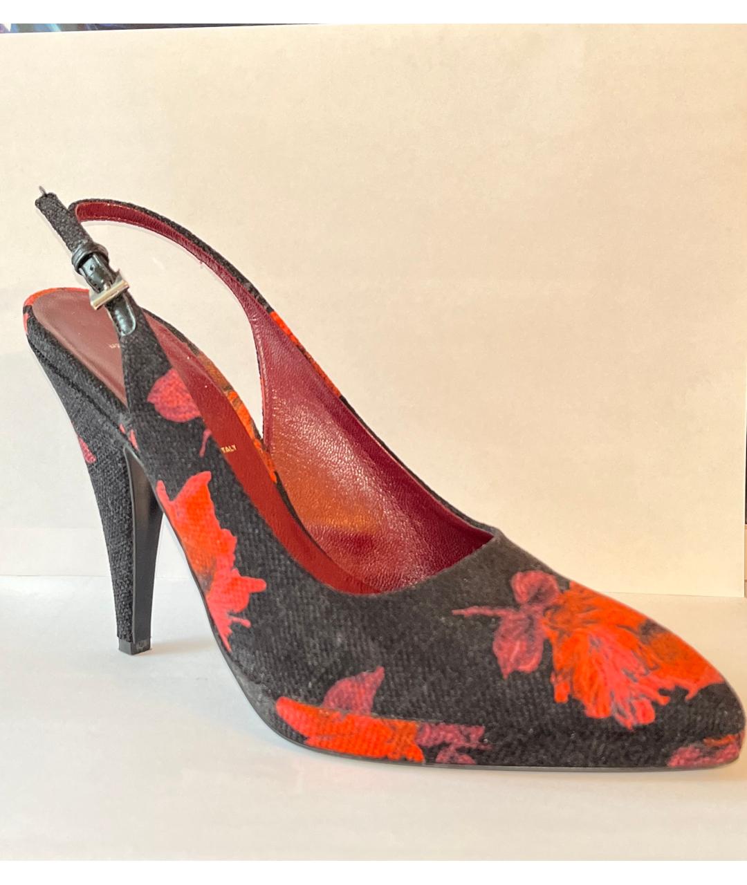 PRADA Черные текстильные туфли, фото 6