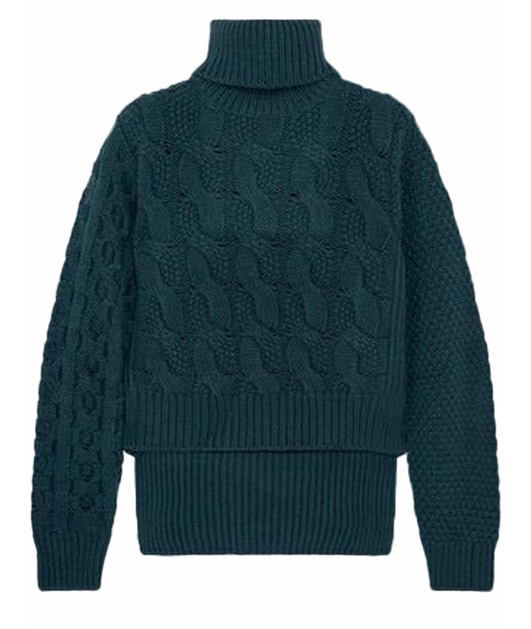MM6 MAISON MARGIELA Зеленый шерстяной джемпер / свитер, фото 1