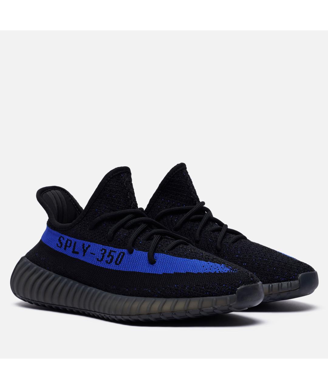 ADIDAS YEEZY Черные низкие кроссовки / кеды, фото 2