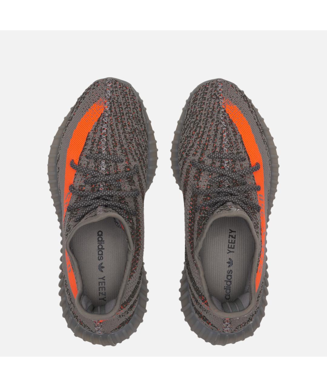 ADIDAS YEEZY Серые низкие кроссовки / кеды, фото 4