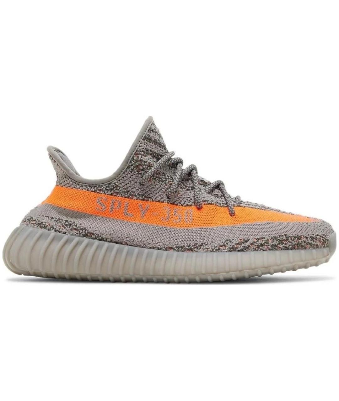 ADIDAS YEEZY Серые низкие кроссовки / кеды, фото 5