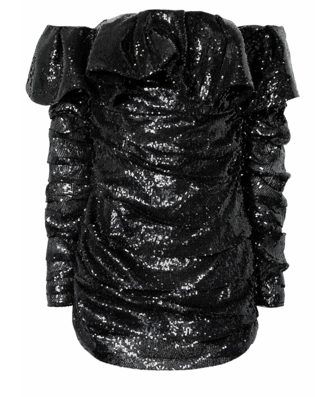 THE ATTICO Черное коктейльное платье, фото 1