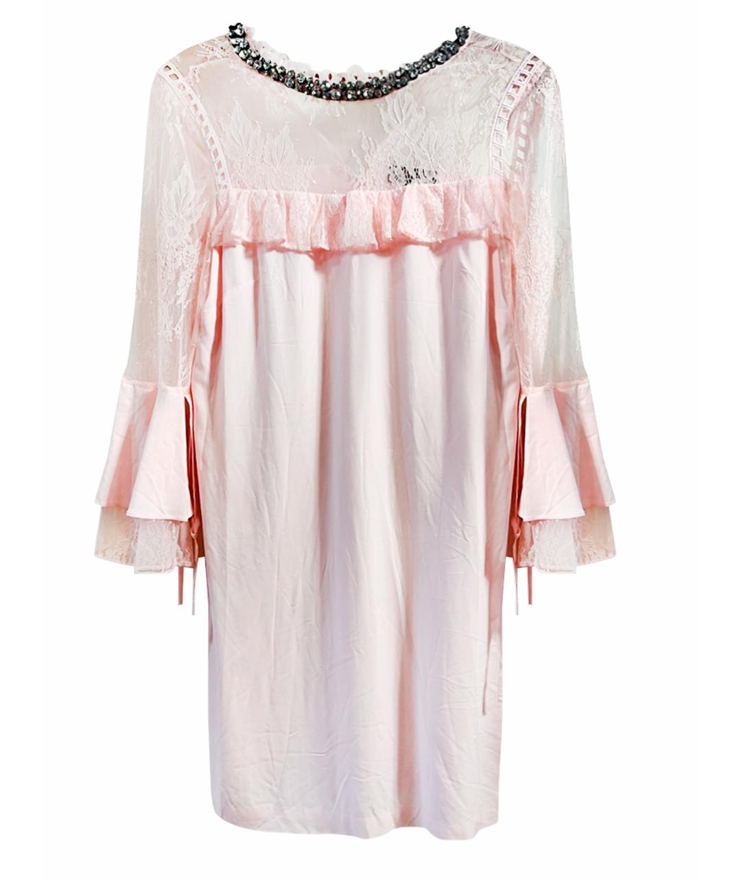 JUICY COUTURE Розовое вискозное платье, фото 1