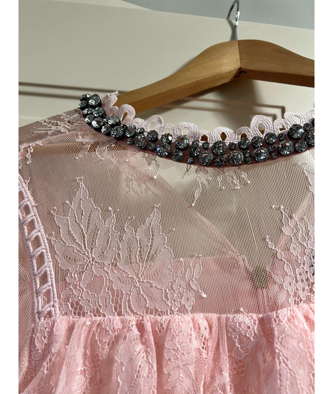 JUICY COUTURE Розовое вискозное платье, фото 3