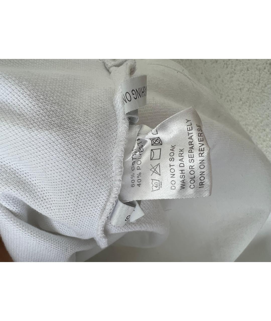 SAINT LAURENT Хлопко-полиэстеровое поло с коротким рукавом, фото 4