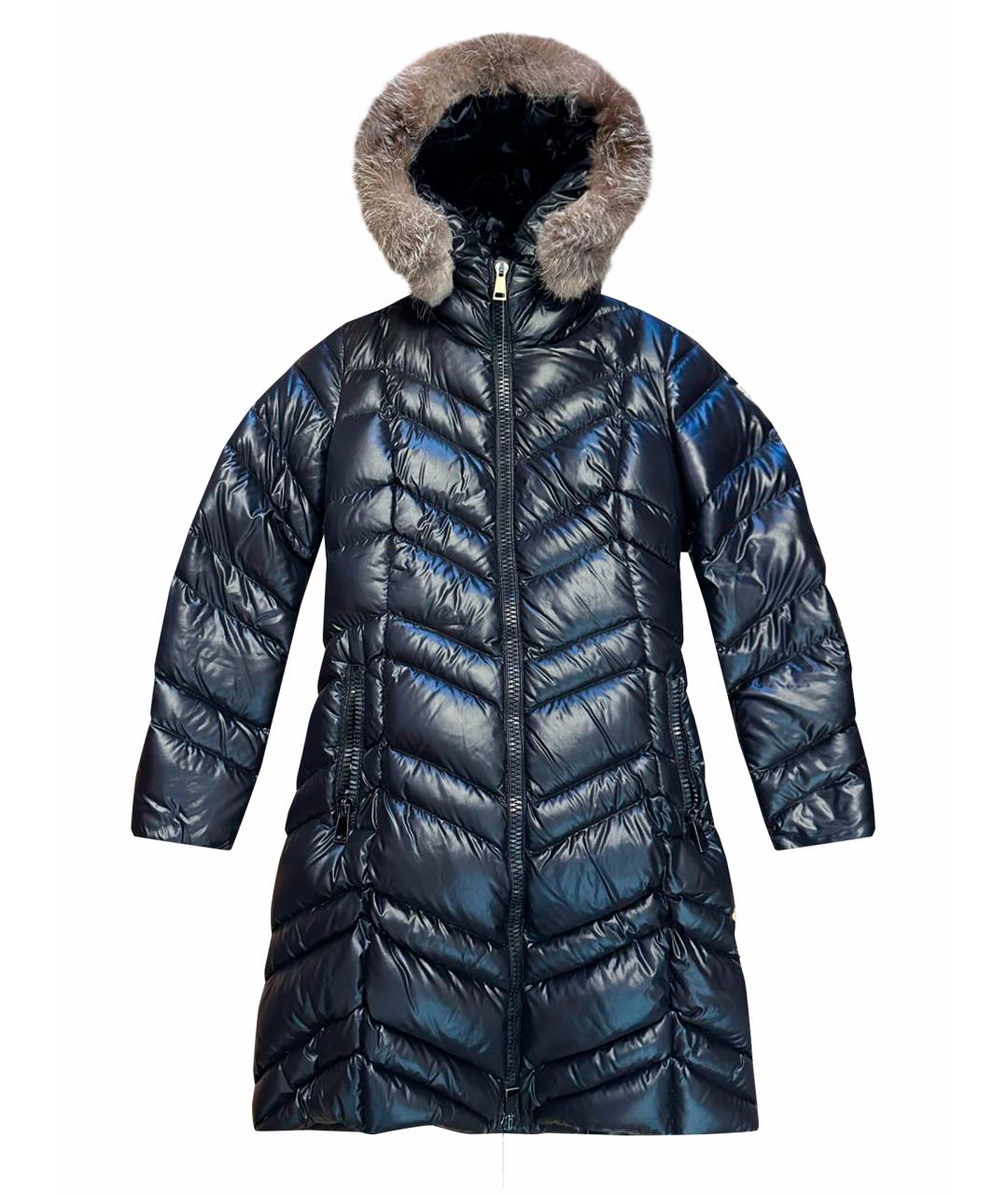 MONCLER Черный пуховик, фото 1