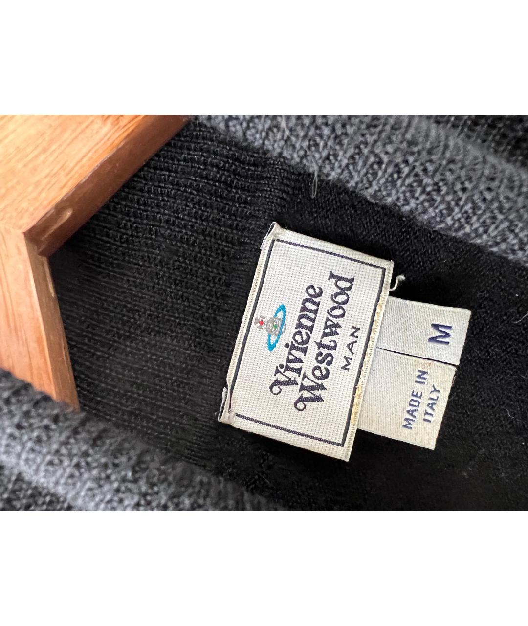 VIVIENNE WESTWOOD Черный шерстяной джемпер / свитер, фото 3