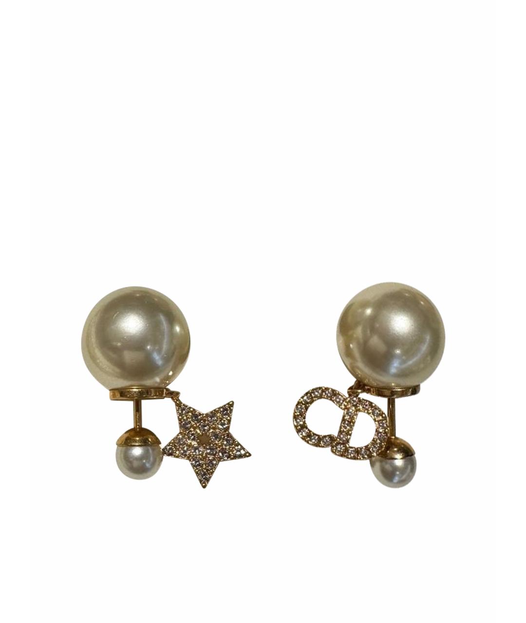 CHRISTIAN DIOR Золотые серьги, фото 1