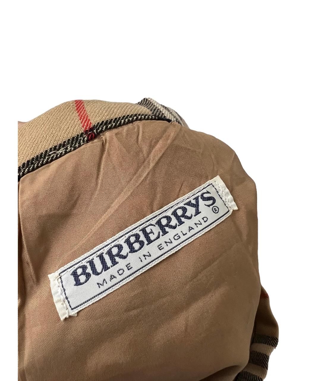 BURBERRY Шерстяная юбка миди, фото 3