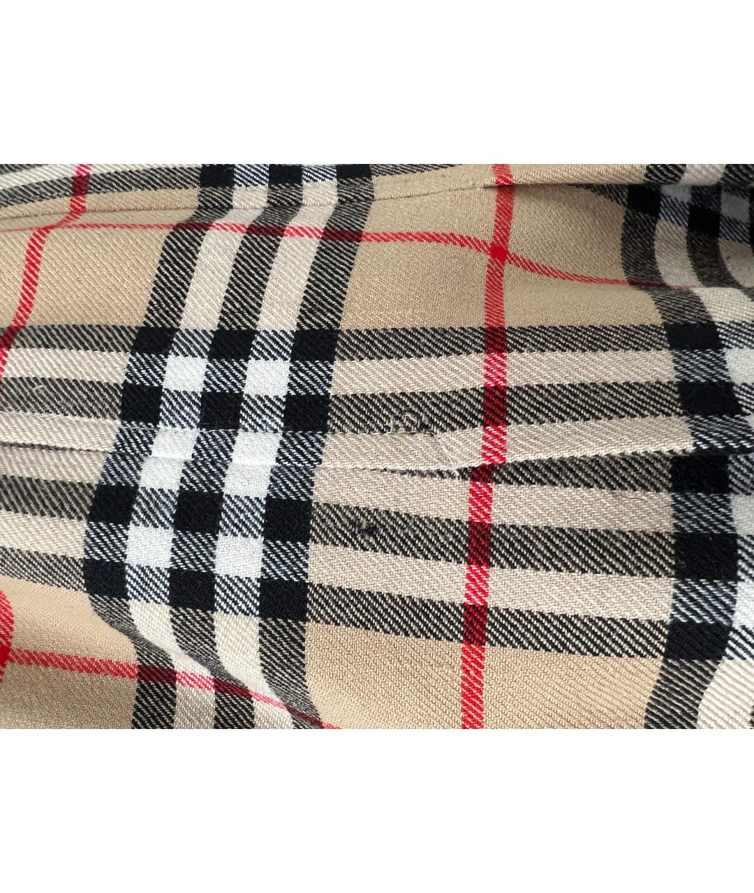 BURBERRY Шерстяная юбка миди, фото 2