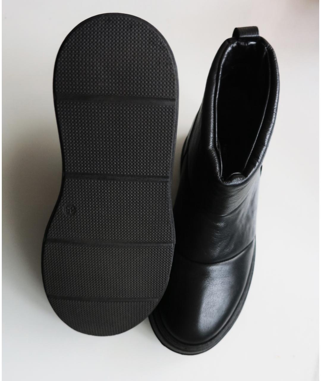 Principe di Bologna Черные кожаные ботинки, фото 9