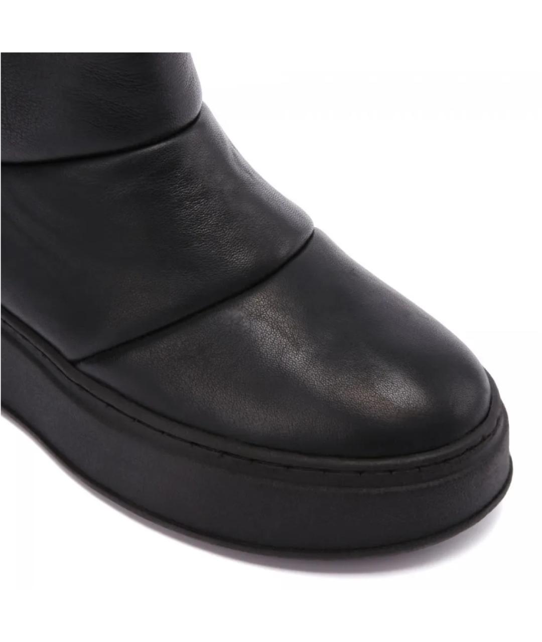 Principe di Bologna Черные кожаные ботинки, фото 5