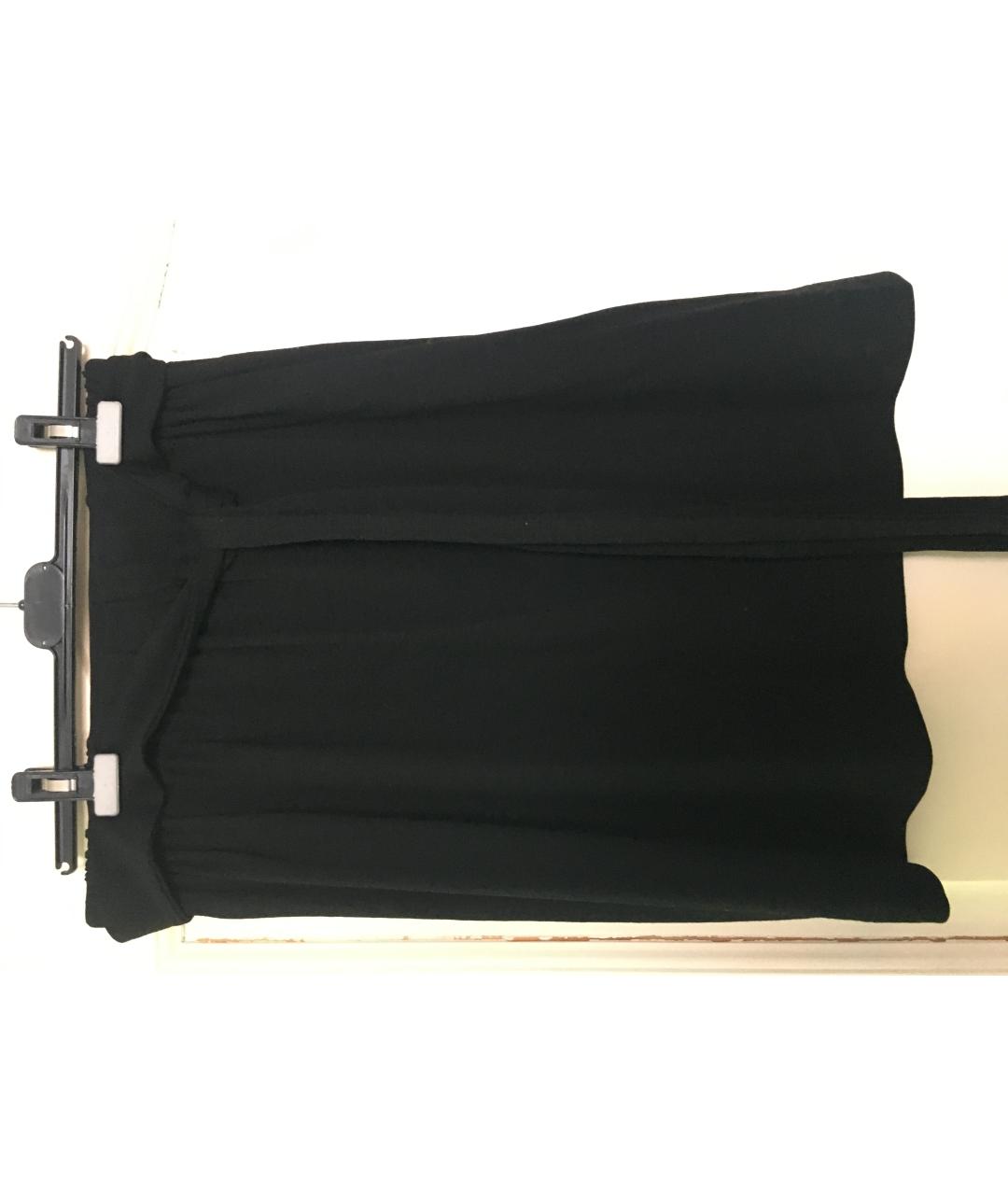 KENZO Черная шерстяная юбка мини, фото 5