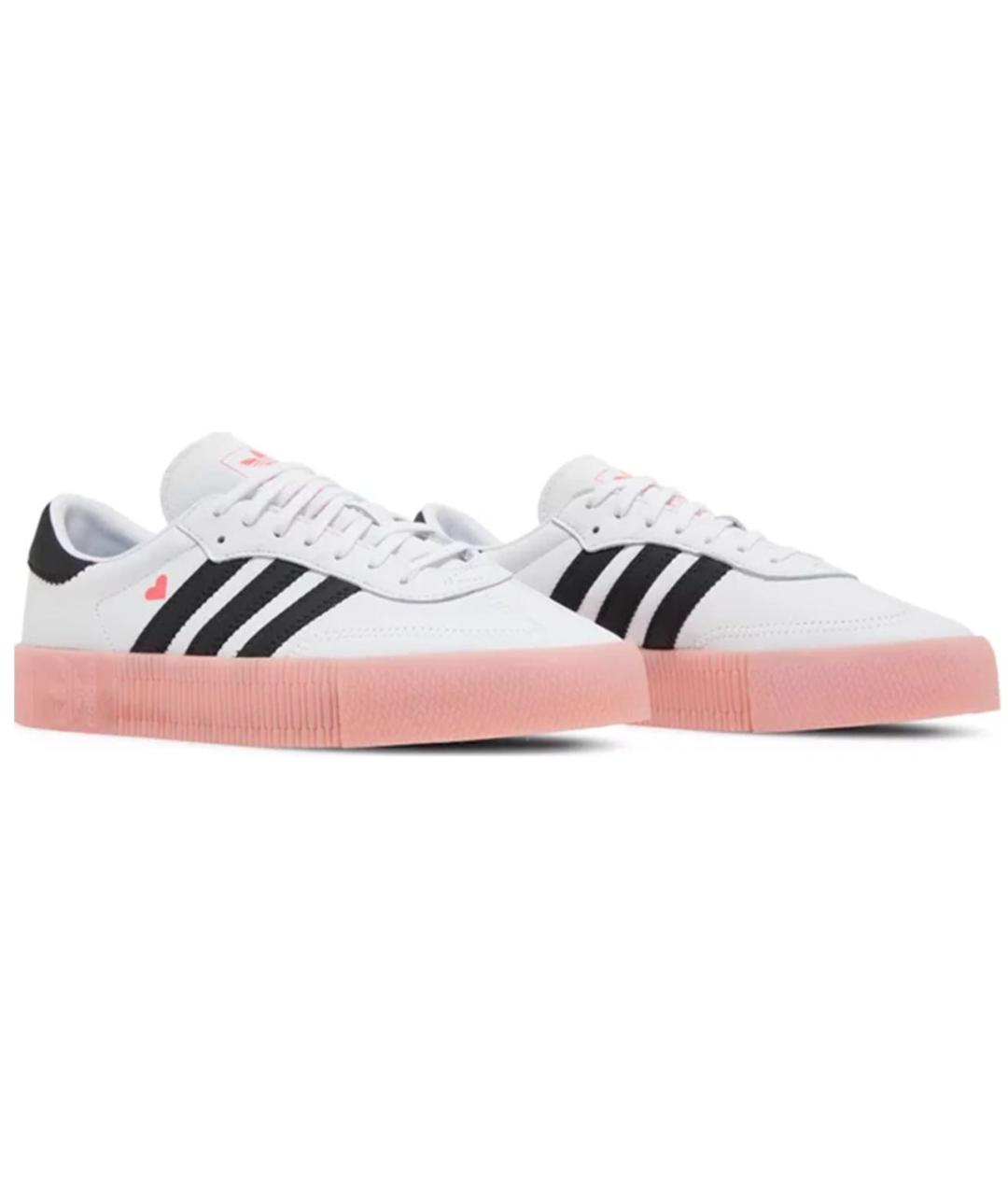 ADIDAS Белые кроссовки из искусственной кожи, фото 2