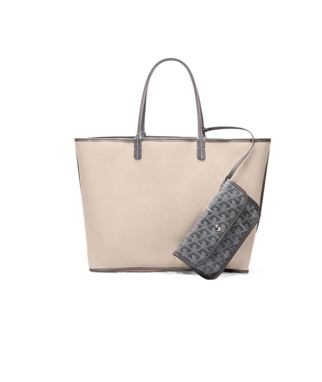 GOYARD Серая сумка через плечо, фото 3