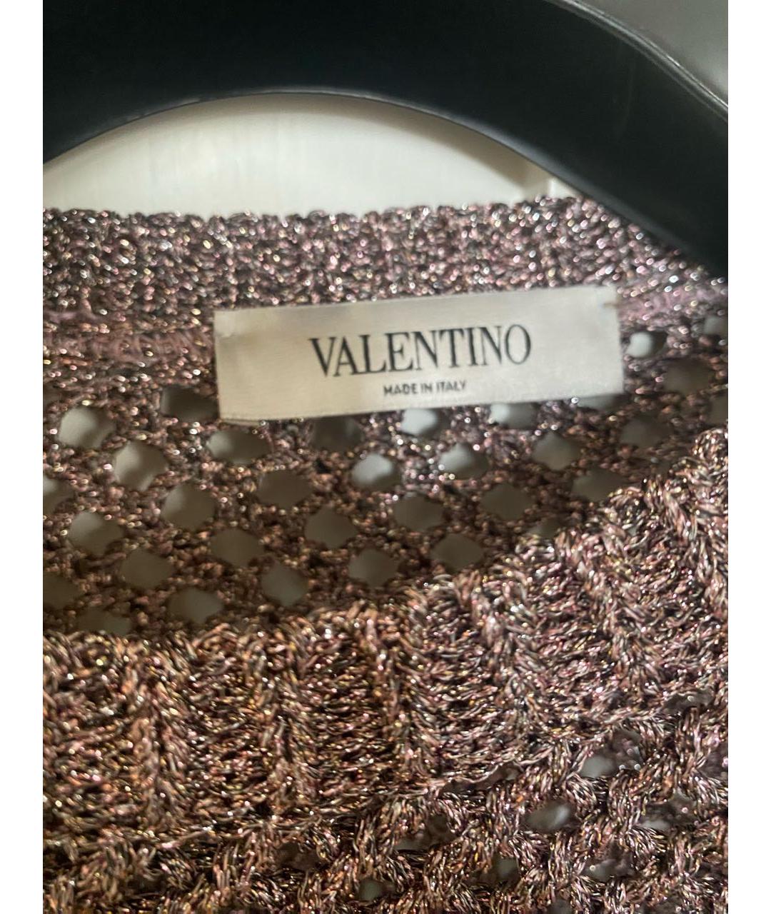 VALENTINO Фиолетовый вискозный джемпер / свитер, фото 3