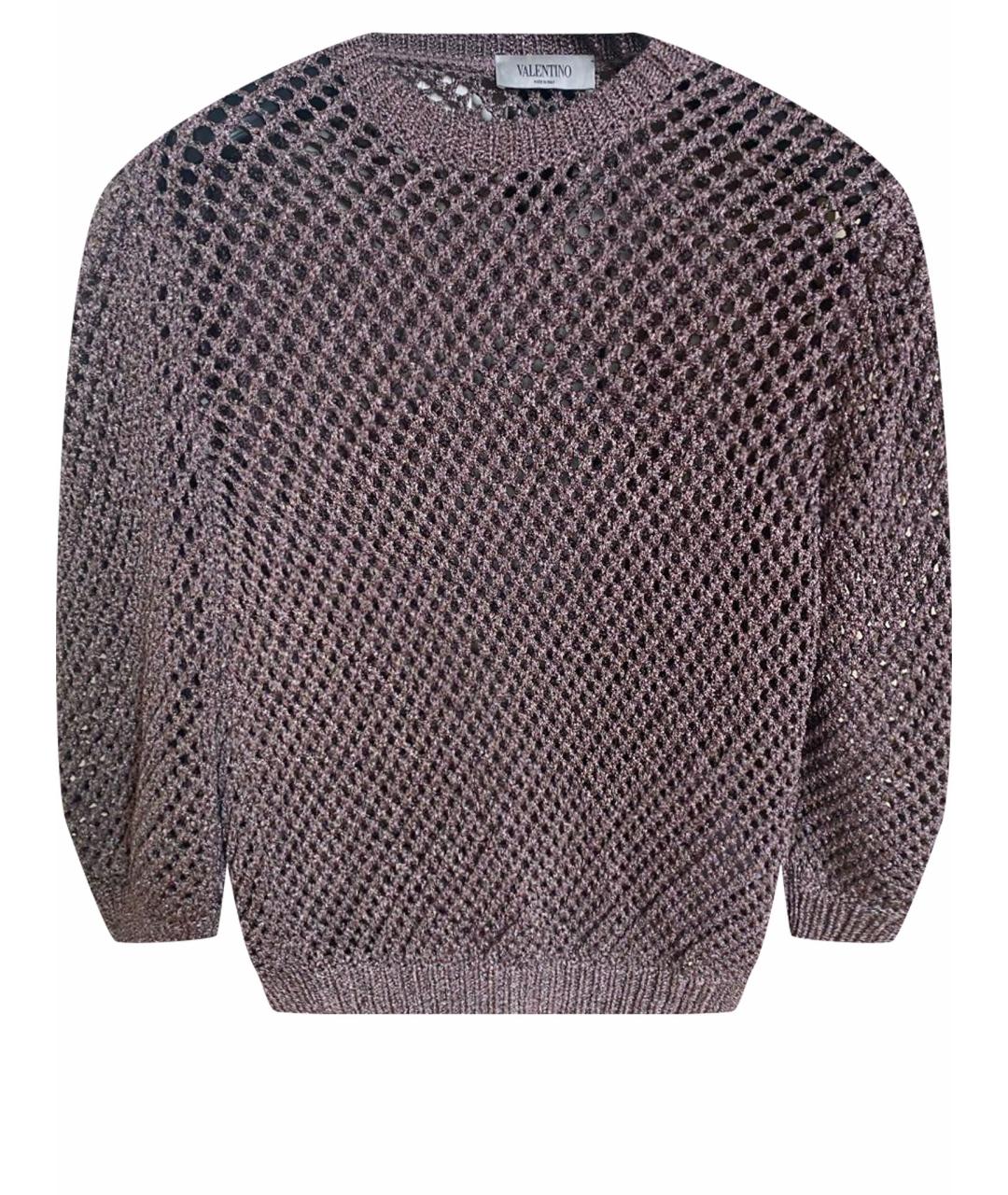 VALENTINO Фиолетовый вискозный джемпер / свитер, фото 1