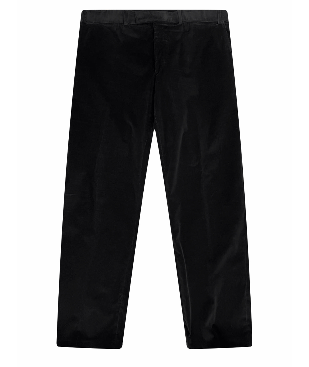 RALPH LAUREN Коричневые хлопко-эластановые классические брюки, фото 1