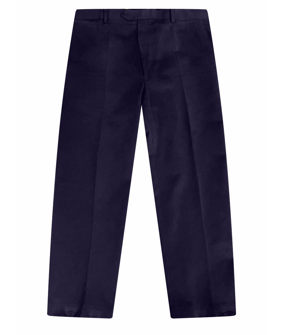 FERU Синие хлопковые классические брюки, фото 1