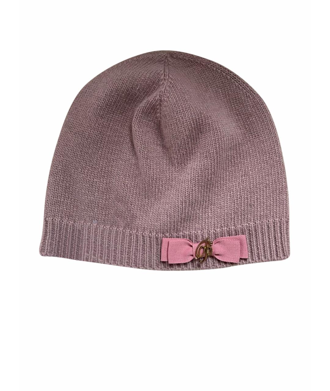 BLUMARINE Розовая шерстяная шапка, фото 1