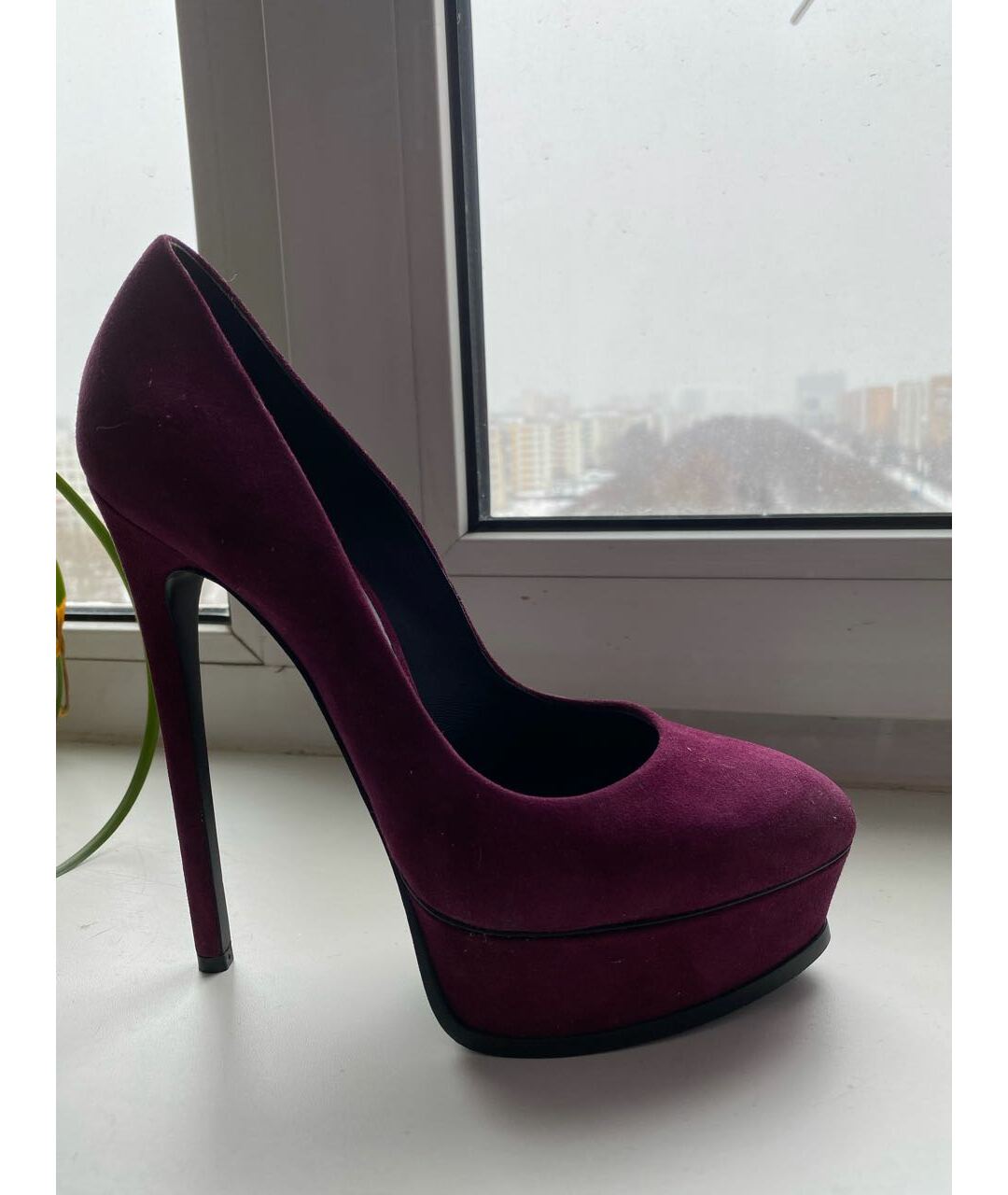 CASADEI Фиолетовые замшевые туфли, фото 7