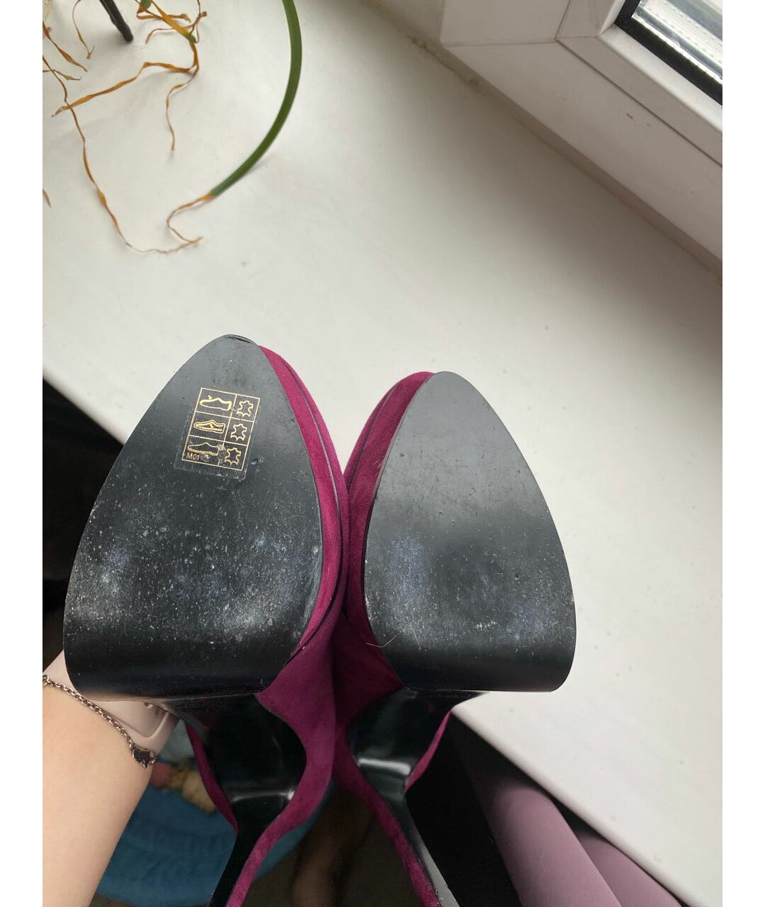 CASADEI Фиолетовые замшевые туфли, фото 5