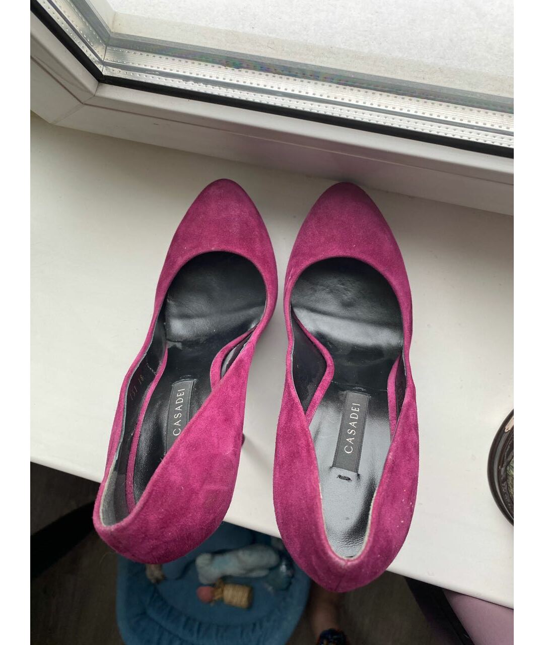 CASADEI Фиолетовые замшевые туфли, фото 3